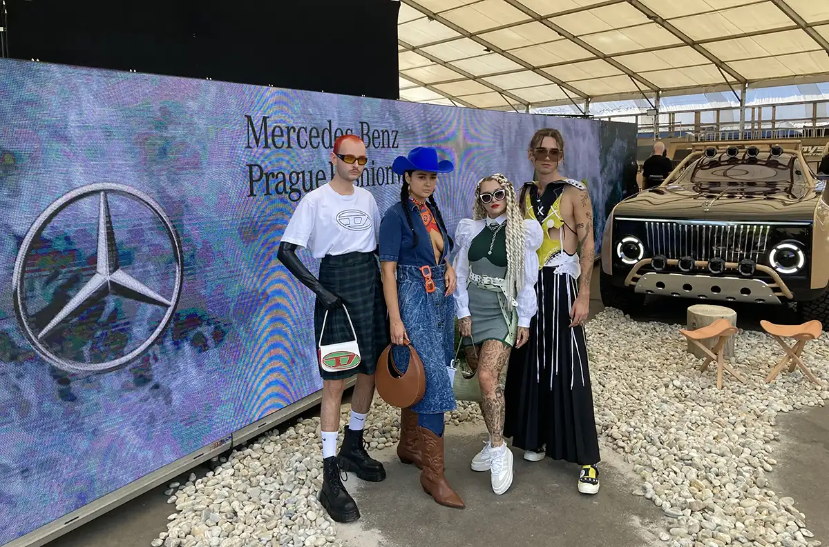 fotografování eventu Mercedes Benz Prague fashion week