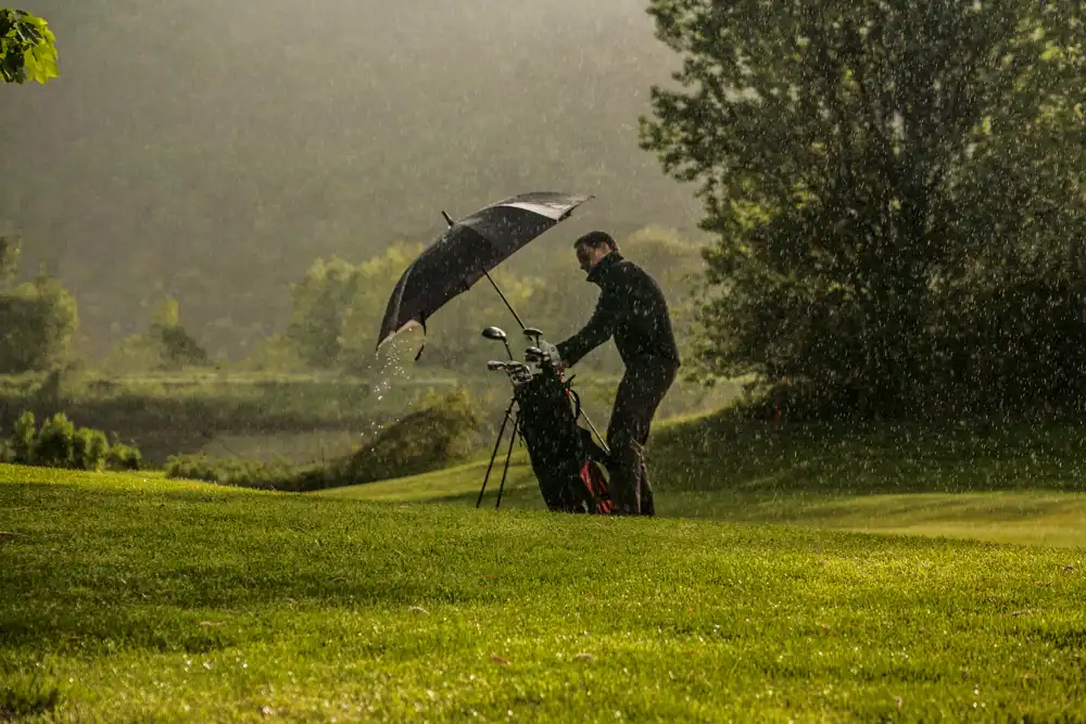 A golf-themed fine art photograph