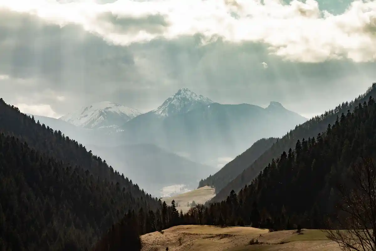 Beyond the Horizon — mountain landscape fine art photograph by Jan Maghreb