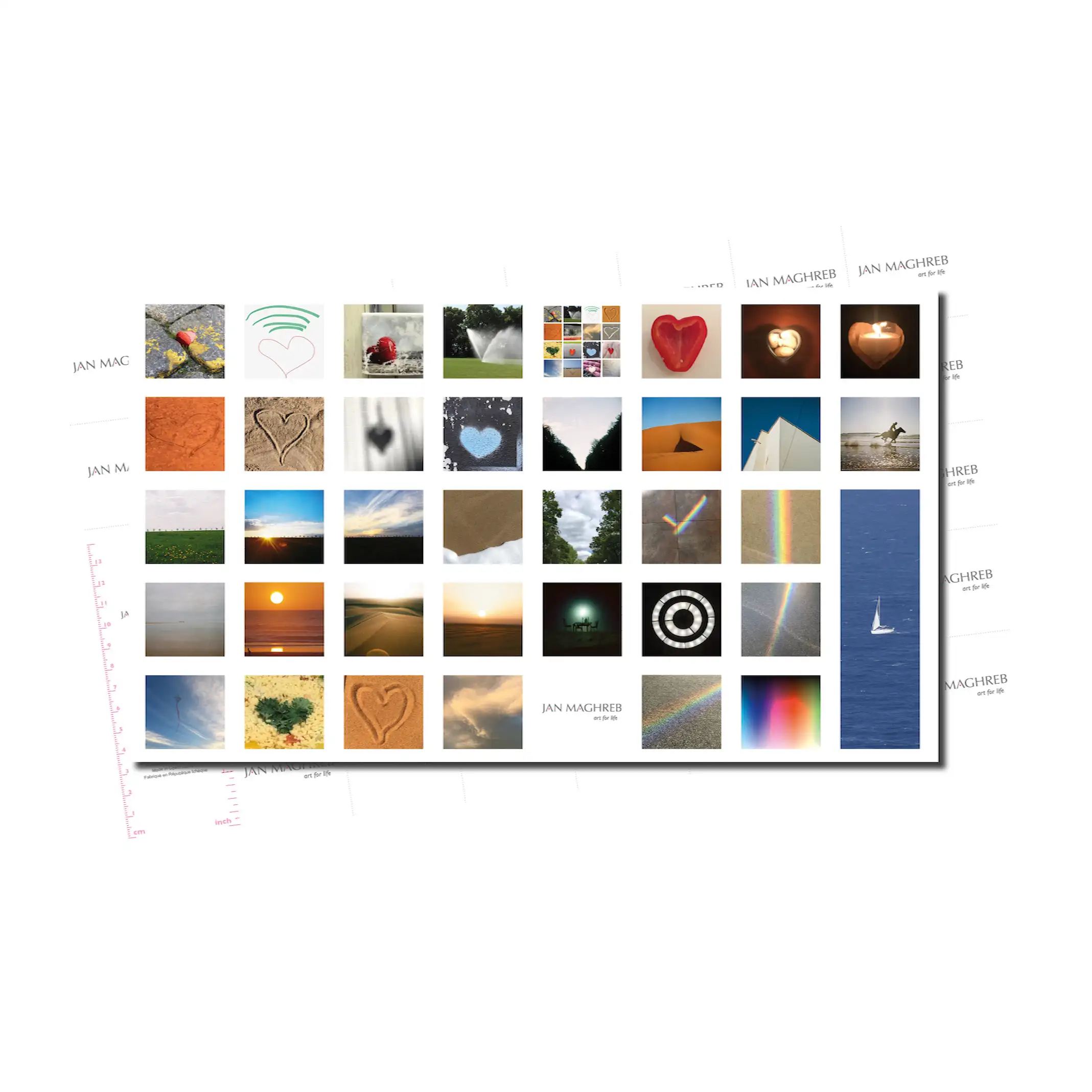 Art Memory Game with 30 fine art photographs by Jan Maghreb